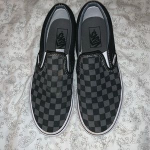 checkered vans size 8.5